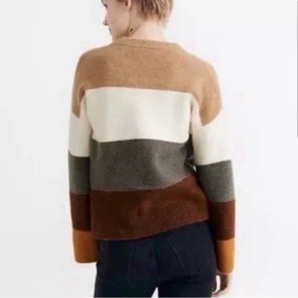 Madewell Andria Pullover Striped Sweater Back to School - Preppy-Small-EUC - Picture 3 of 13
